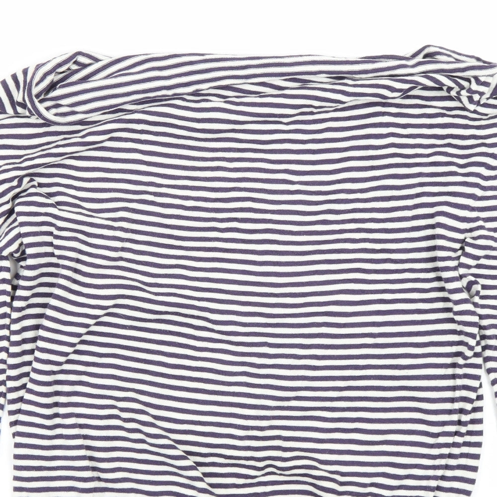 Preworn Womens Blue Striped  Pullover Jumper Size M