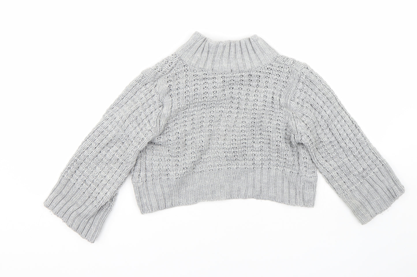 Pep&co Girls Grey   Cape Jumper Size 11-12 Years