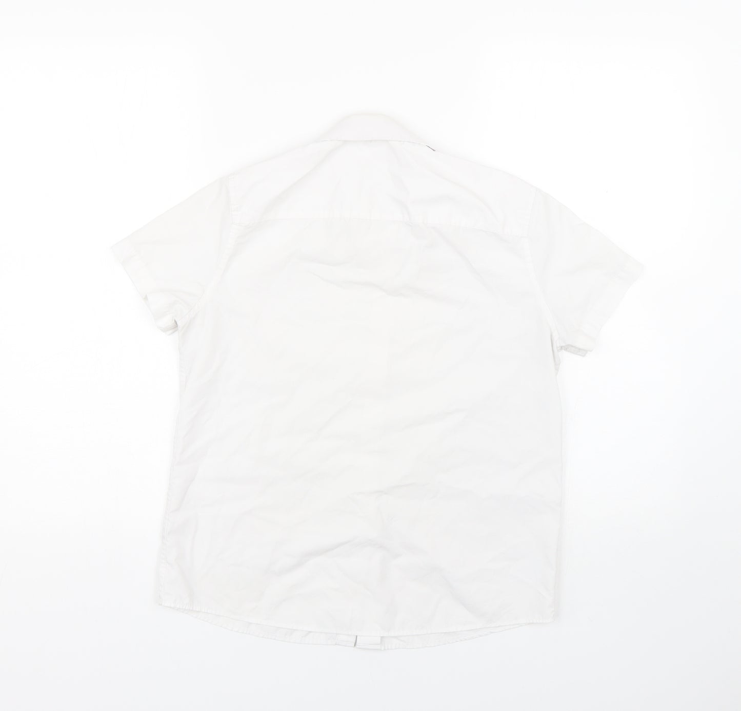 F&F Boys White   Basic Button-Up Size 12-13 Years  - School uniform