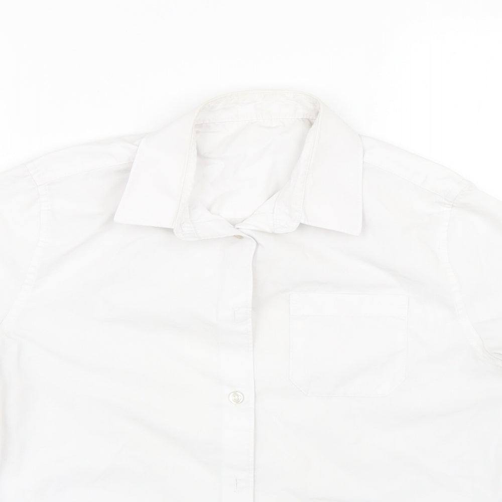F&F Boys White   Basic Button-Up Size 12-13 Years  - School uniform