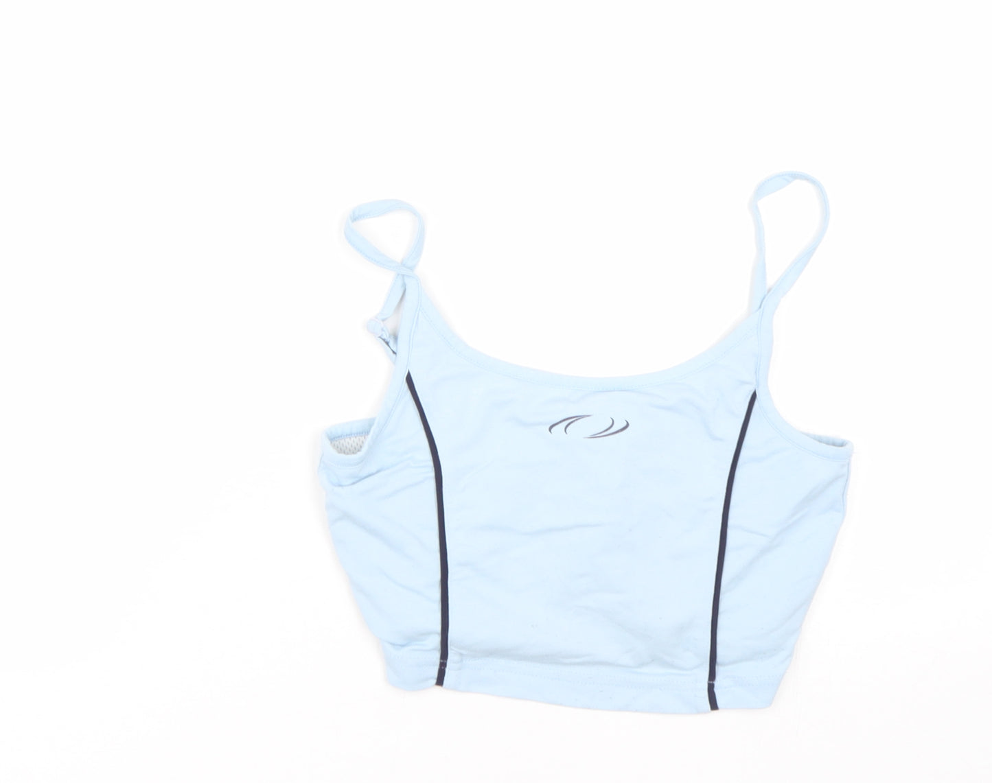 US Athletic Womens Blue   Cropped Tank Size 8