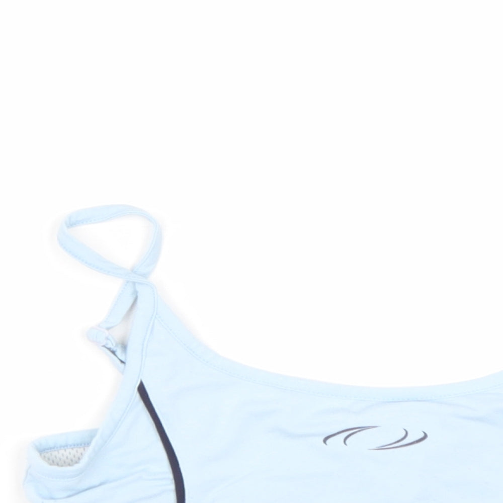 US Athletic Womens Blue   Cropped Tank Size 8