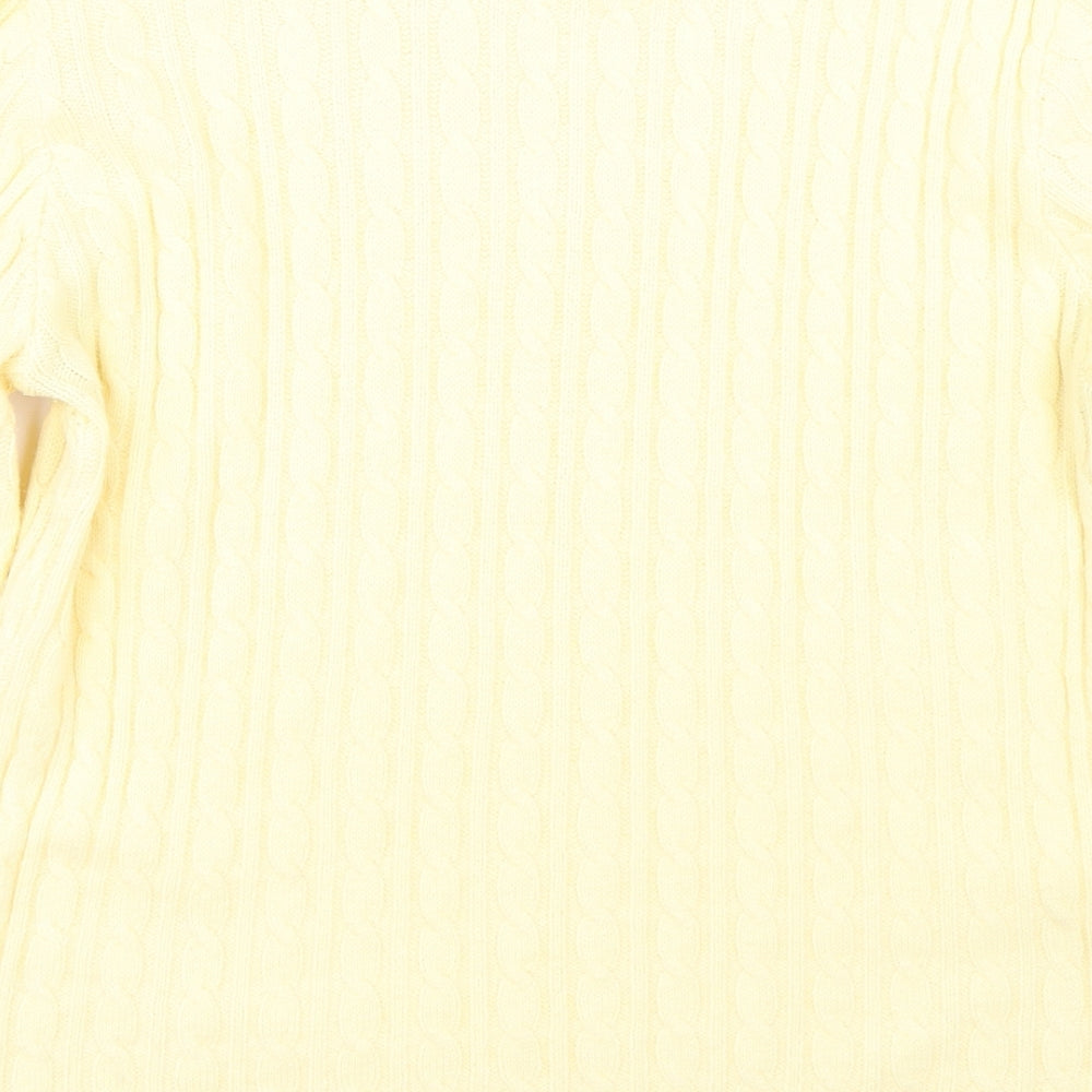 Beaumonde Womens Yellow   Pullover Jumper Size M