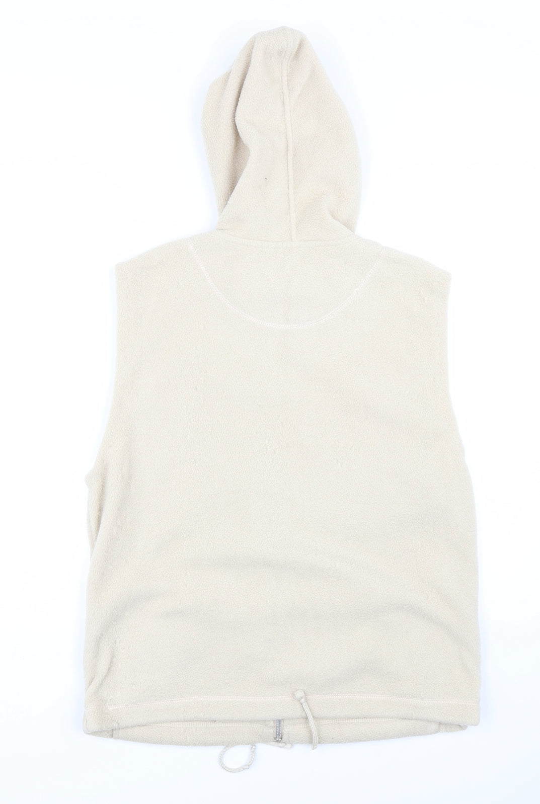 Debbie Morgan Womens Beige   Full Zip Sweatshirt Size M