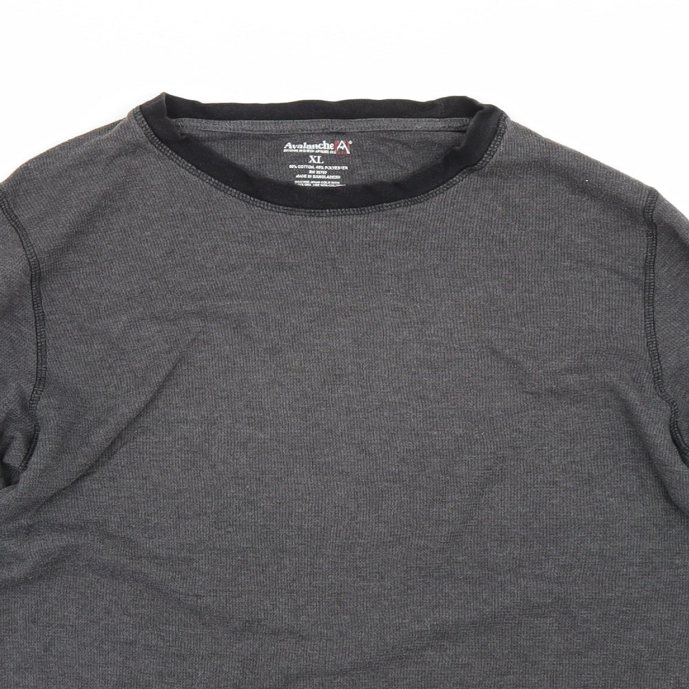 Avalanche Mens Grey    T-Shirt Size XL