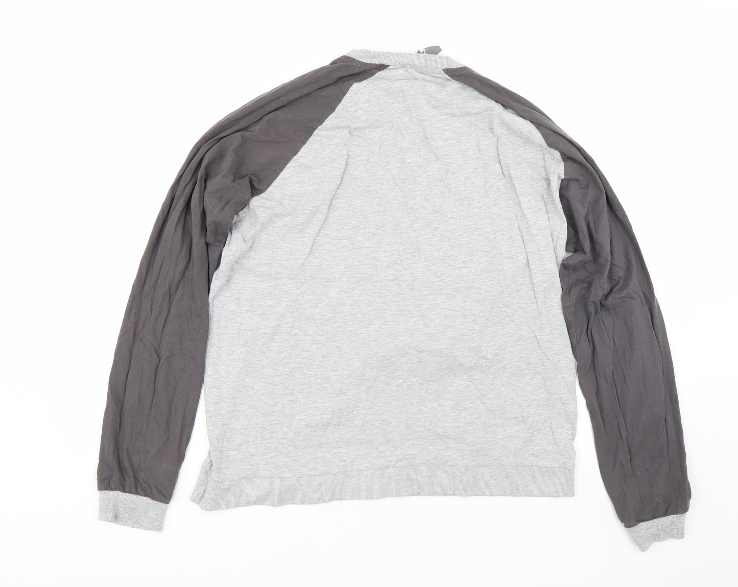 Fluid Mens Grey    T-Shirt Size L