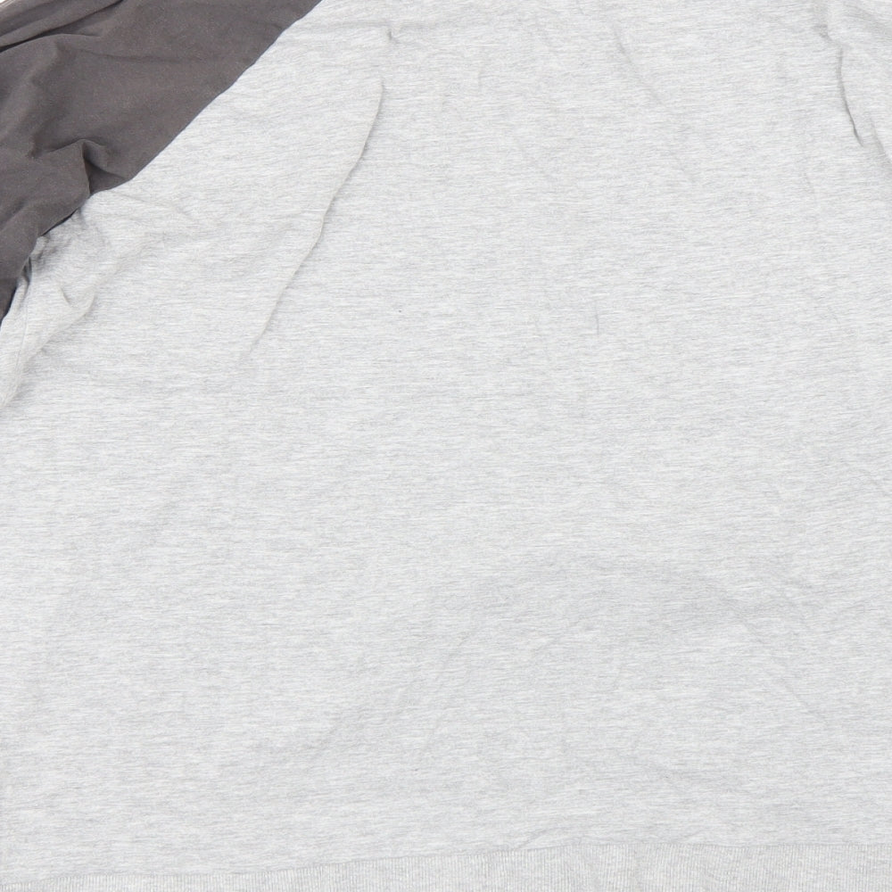 Fluid Mens Grey    T-Shirt Size L