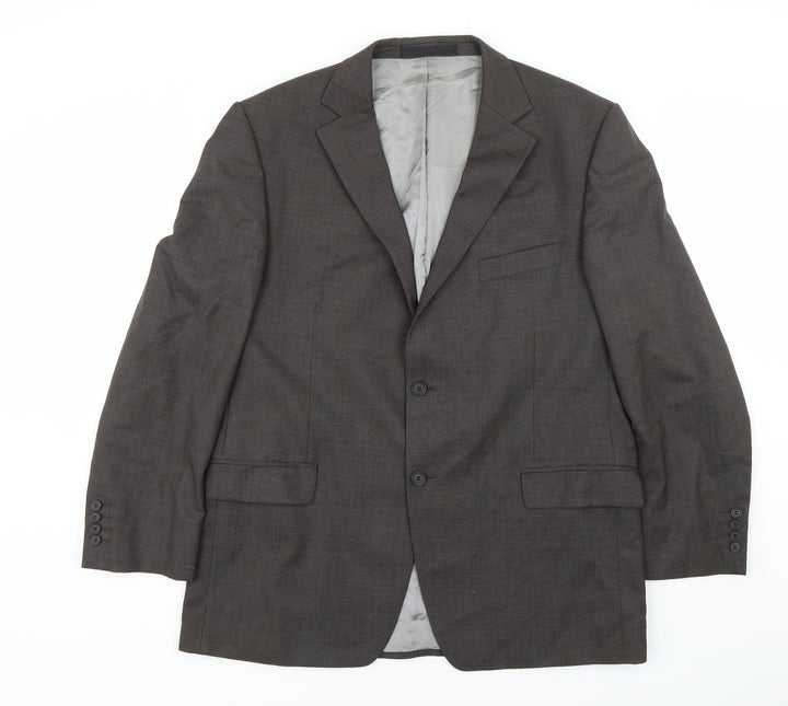 M&S Mens Grey Jacket Suit Size 38