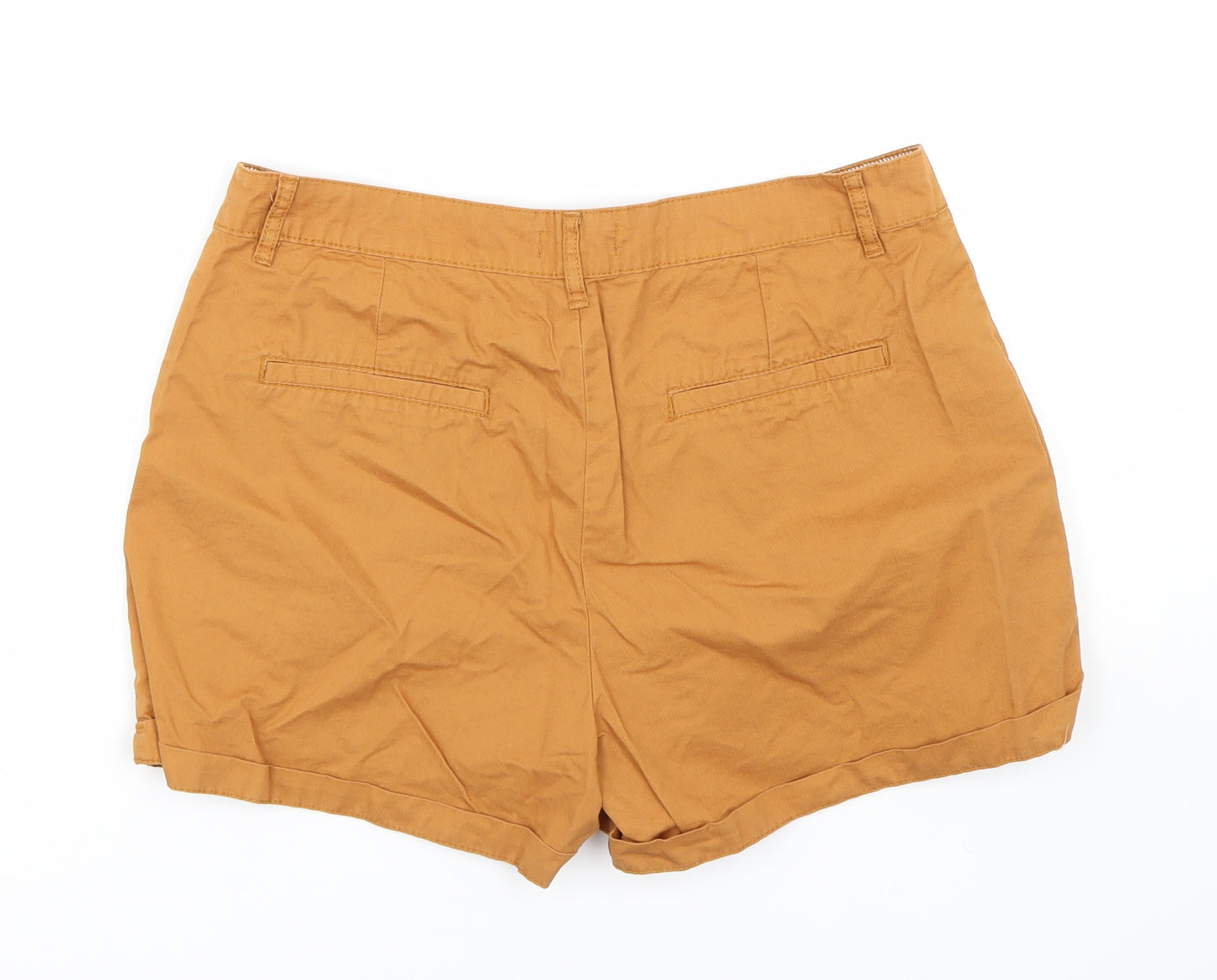 Primark Womens Brown   Paperbag Shorts Size 14