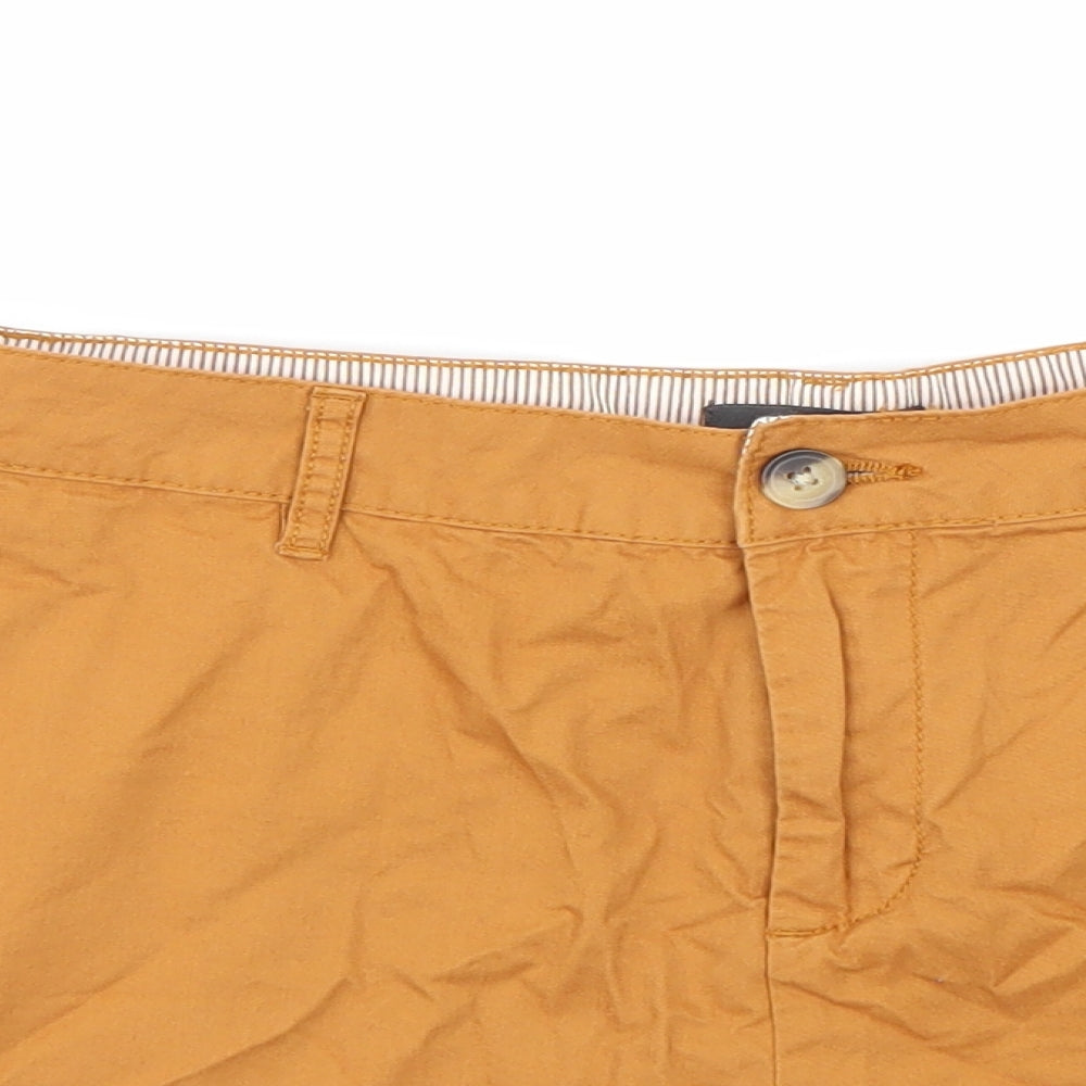 Primark Womens Brown   Paperbag Shorts Size 14