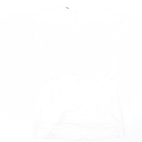 George Womens White   T-Shirt Dress  Size 16