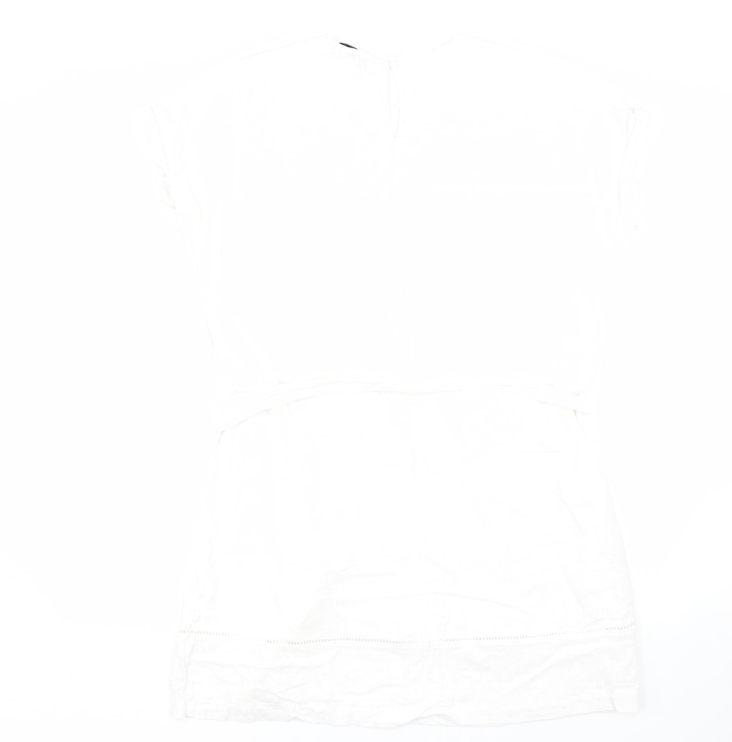 George Womens White   T-Shirt Dress  Size 16