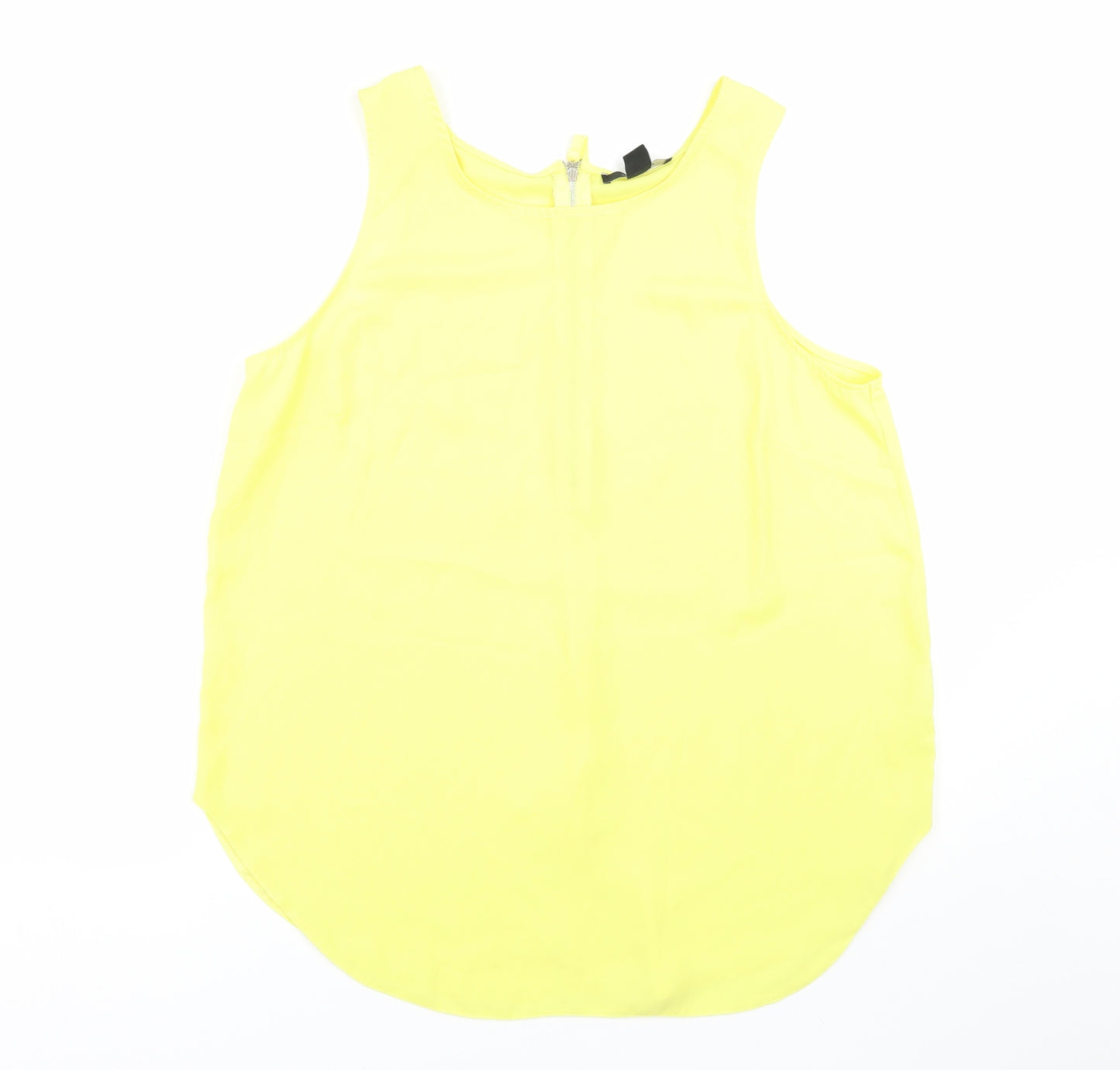 Primark Womens Yellow   Basic Tank Size 16