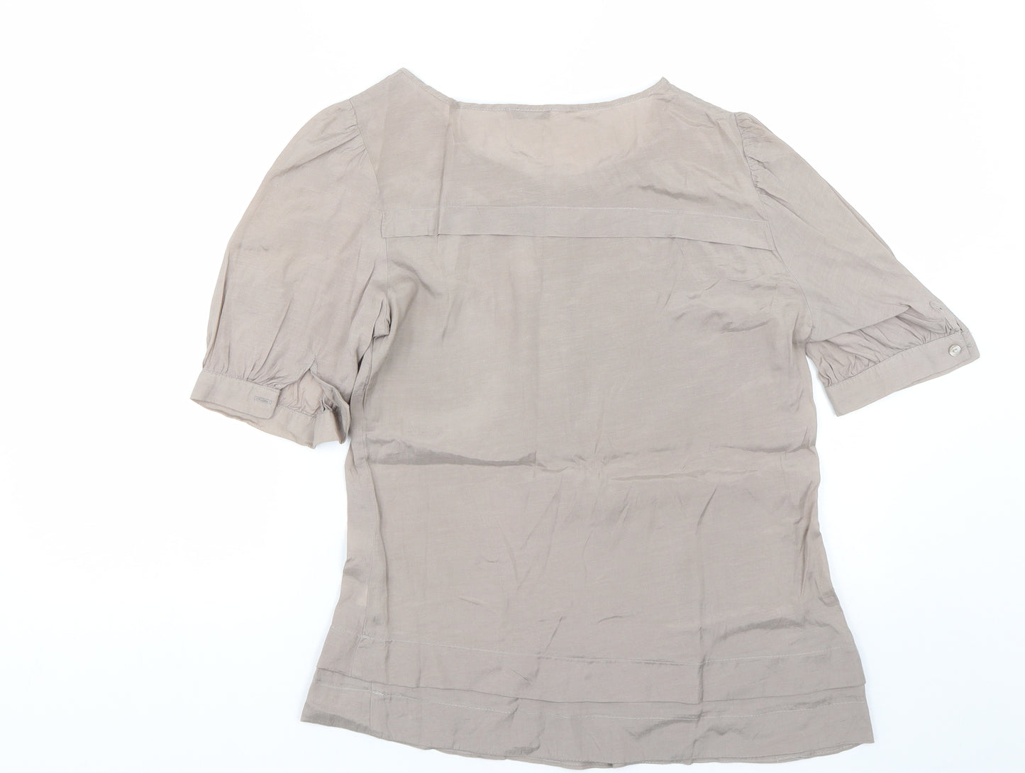 George Womens Brown   Basic Blouse Size 12