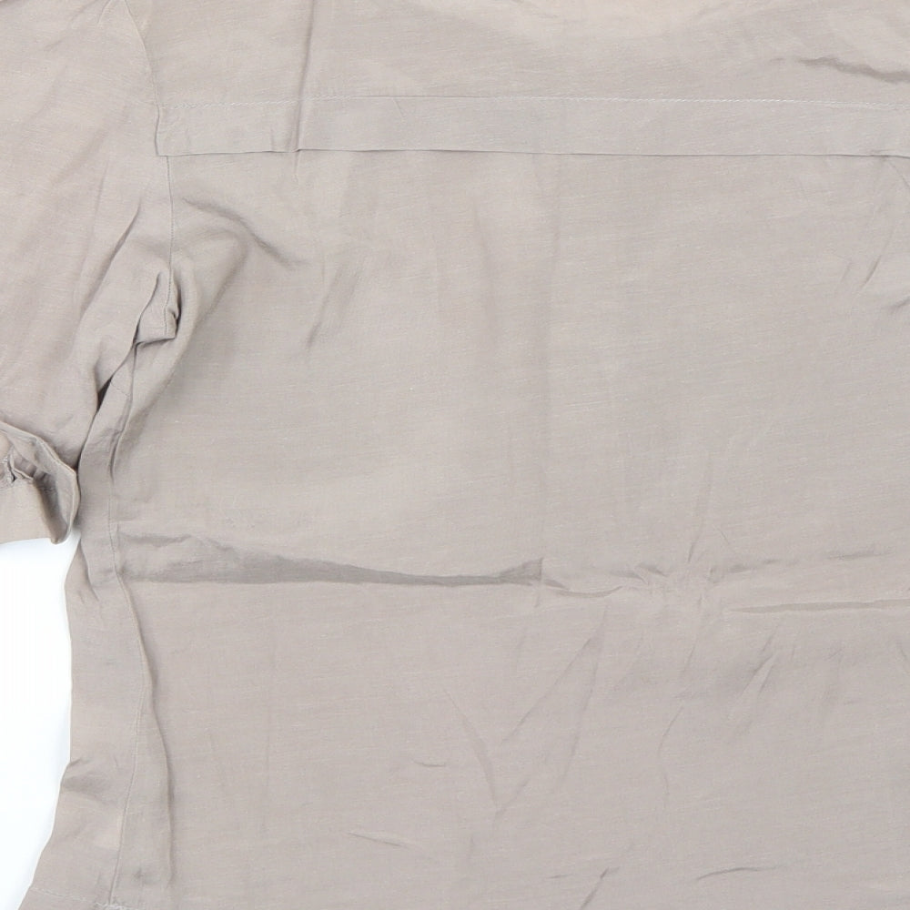 George Womens Brown   Basic Blouse Size 12