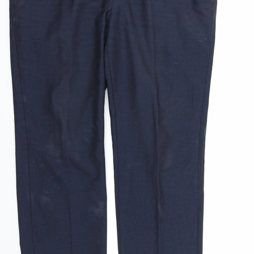 Burton Mens Blue   Dress Pants Trousers Size 38 L31 in