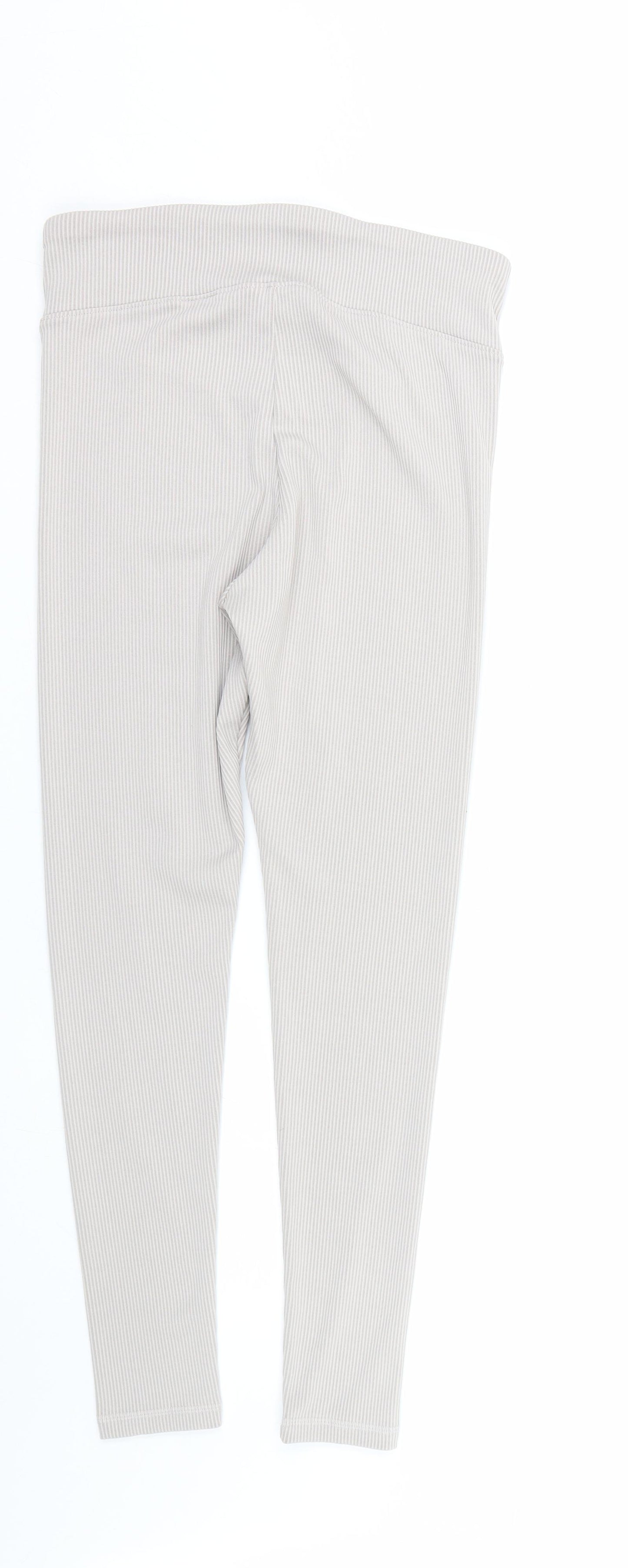 H&M Womens Beige   Capri Leggings Size M L26 in