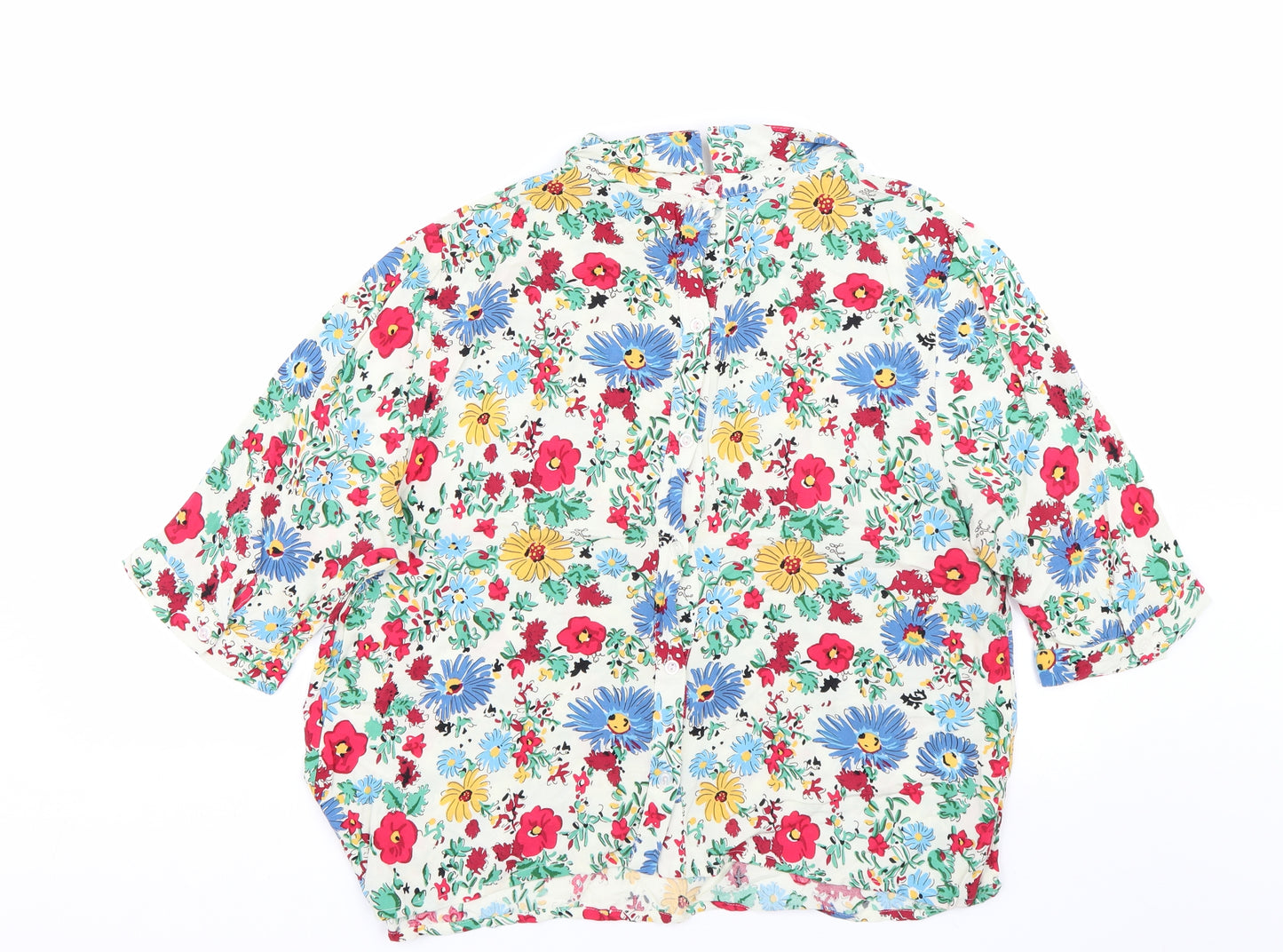 Primark Womens Multicoloured Floral  Basic Blouse Size 20