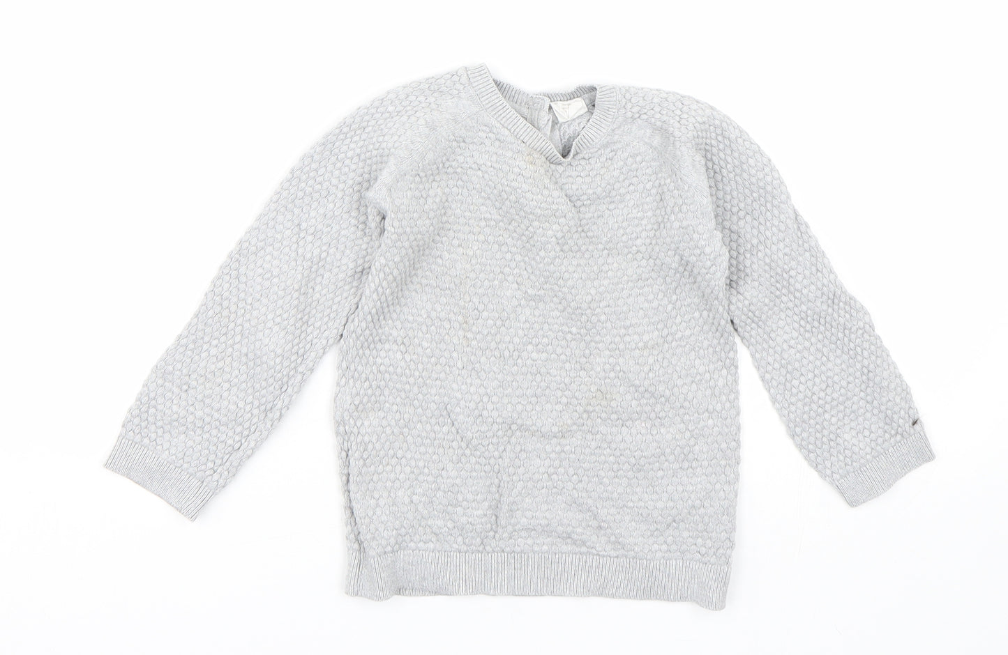 H&M Boys Grey   Pullover Jumper Size 18-24 Months