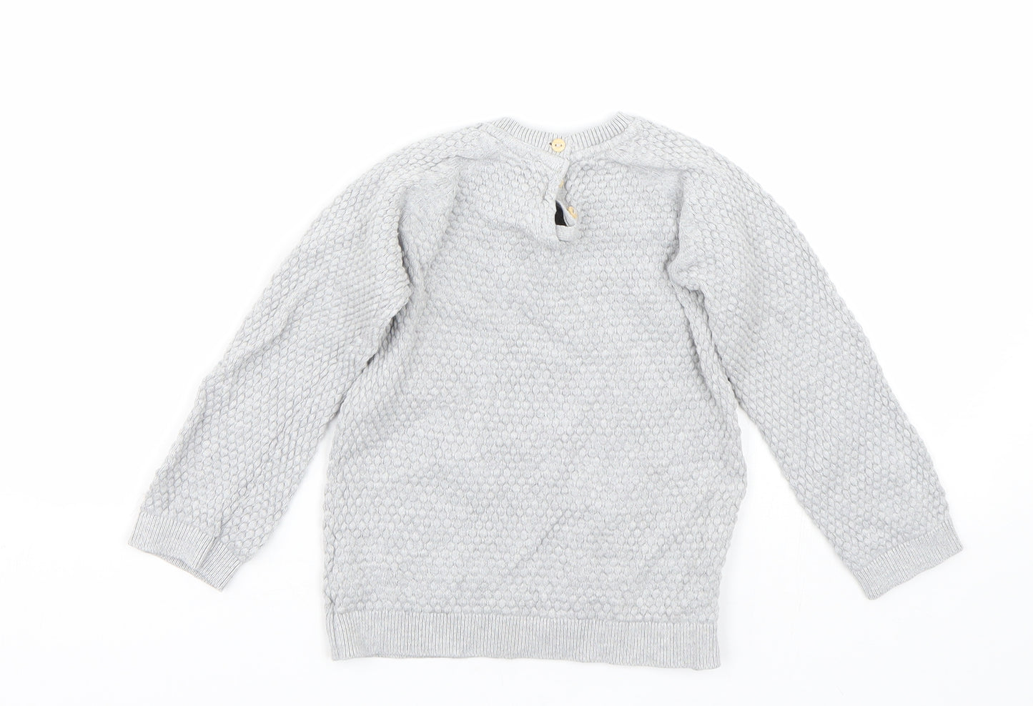 H&M Boys Grey   Pullover Jumper Size 18-24 Months