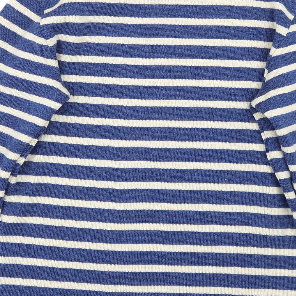 Armor Lux Mens Blue Striped  Pullover Jumper Size L