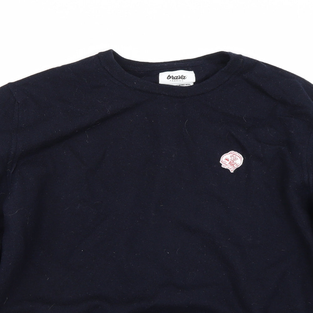 Brava Mens Black   Pullover Jumper Size L