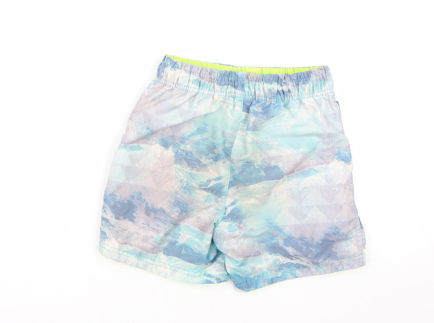 George Boys Multicoloured Geometric  Sweat Shorts Size 8-9 Years