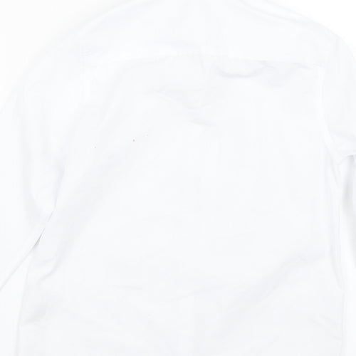M&S Boys White   Basic Button-Up Size 9-10 Years  - School uniform