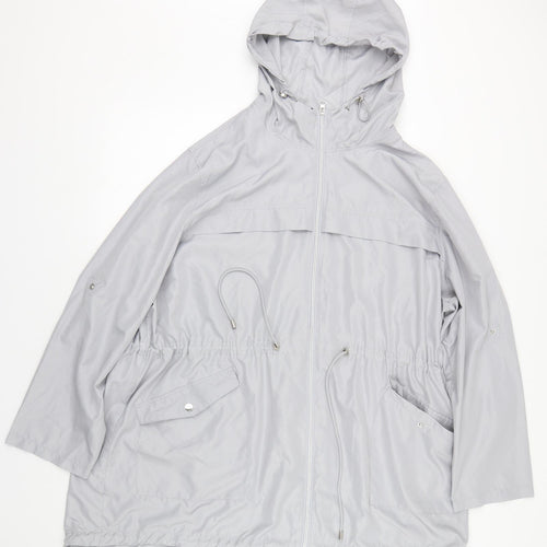 Primark Womens Grey   Jacket Coat Size 2XL