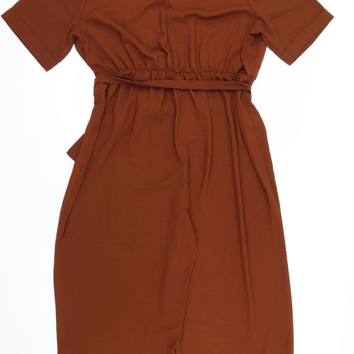 George Womens Brown   Jumpsuit One-Piece Size 18 L22 in