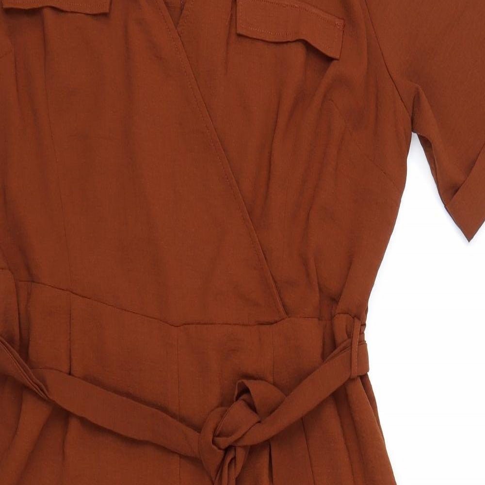 George Womens Brown   Jumpsuit One-Piece Size 18 L22 in