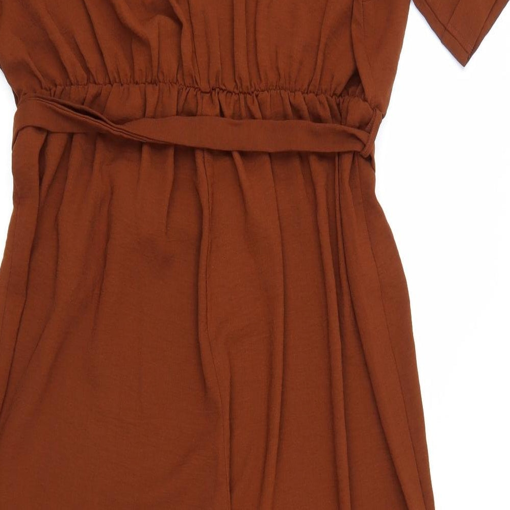 George Womens Brown   Jumpsuit One-Piece Size 18 L22 in