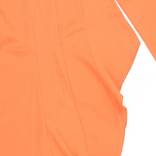 Verona Womens Orange  Rayon Fit & Flare  Size 2XL