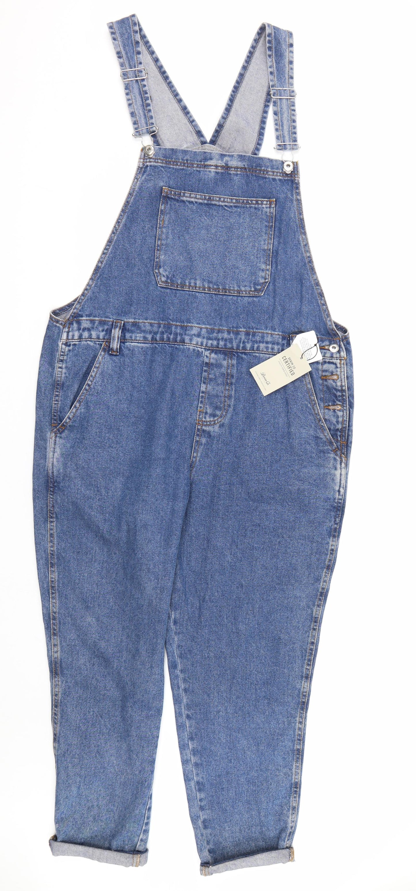 Denim & co Womens Blue   Dungaree One-Piece Size 16 L23 in