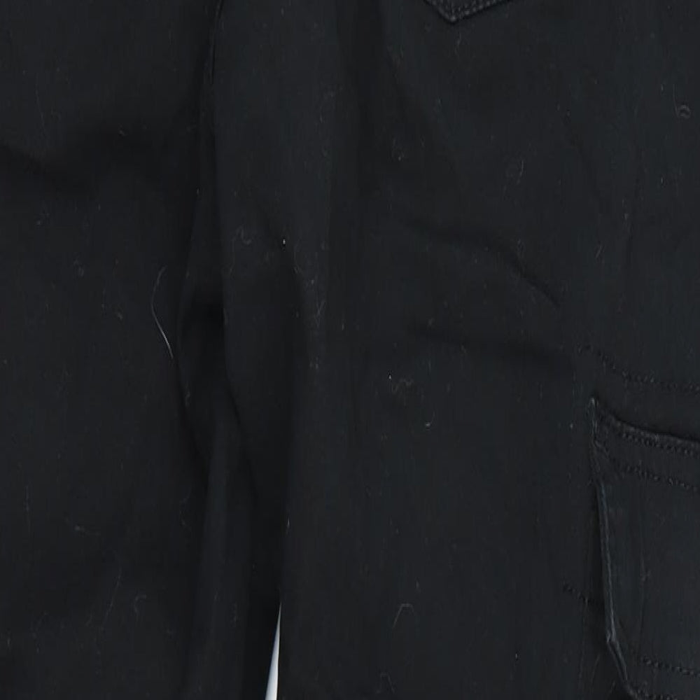 Primark Mens Black   Cargo Trousers Size S L26 in