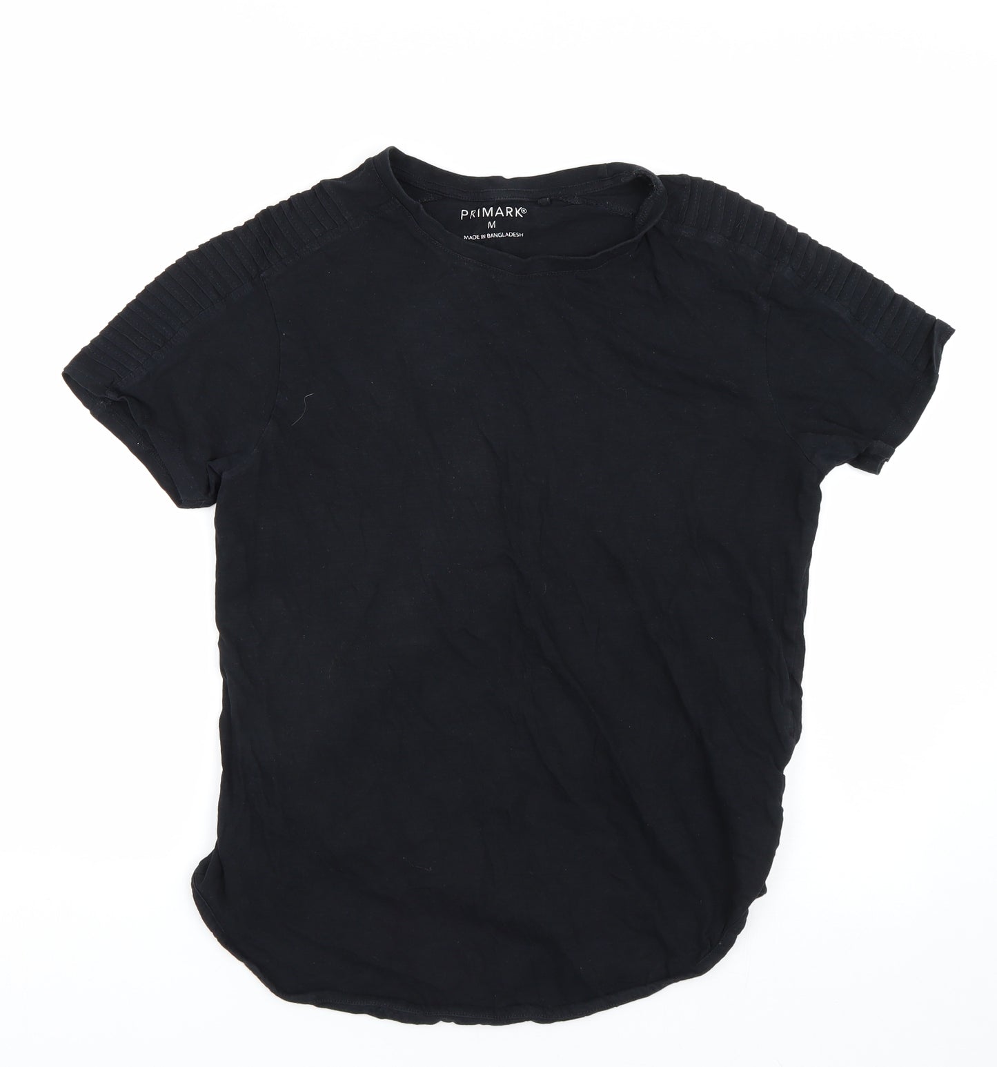 Primark Mens Black    T-Shirt Size M