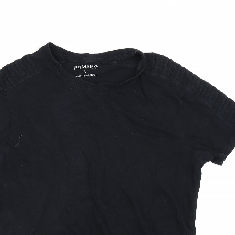 Primark Mens Black    T-Shirt Size M