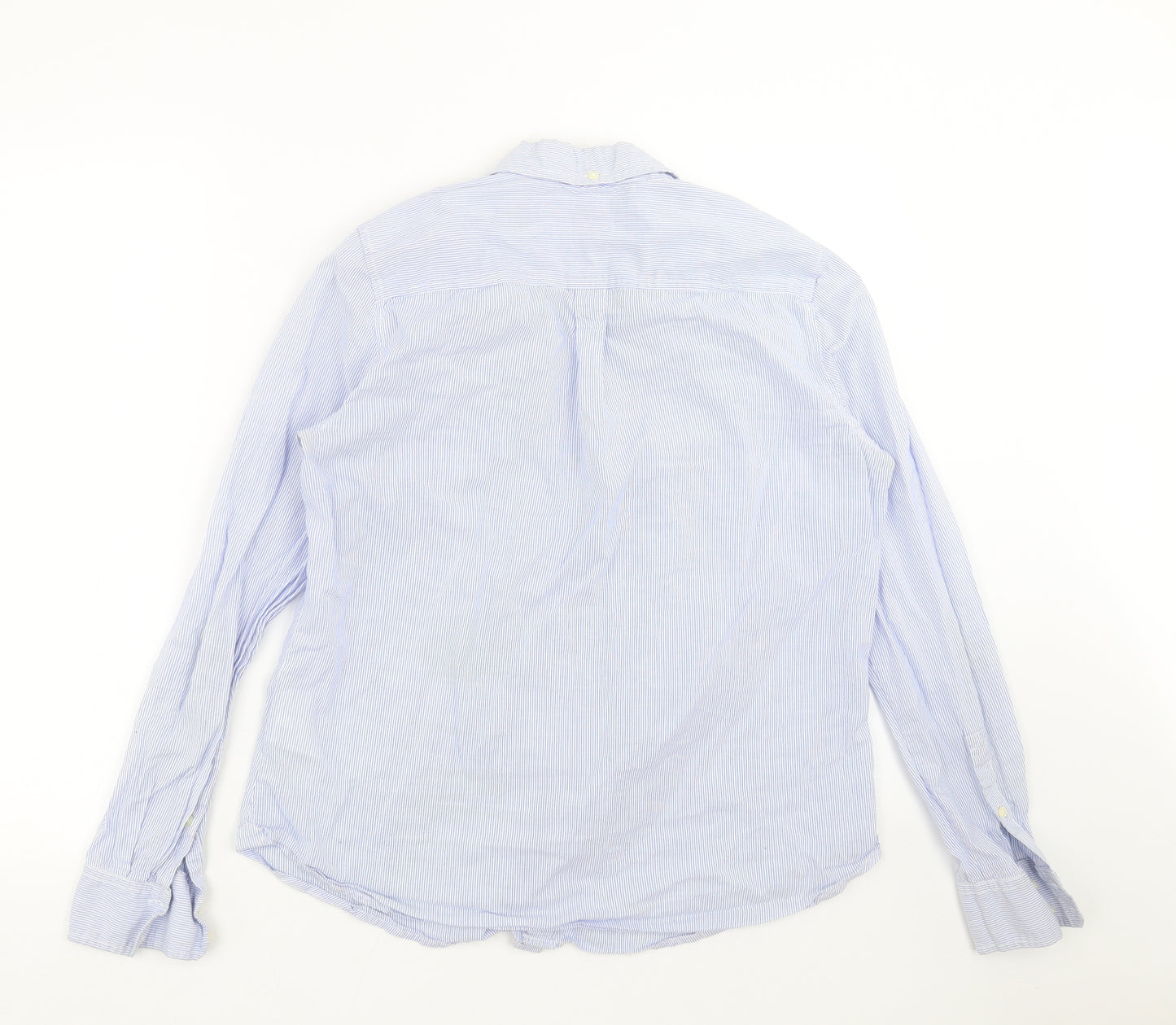 Gap Mens Blue Striped   Button-Up Size M  - Tailored fit