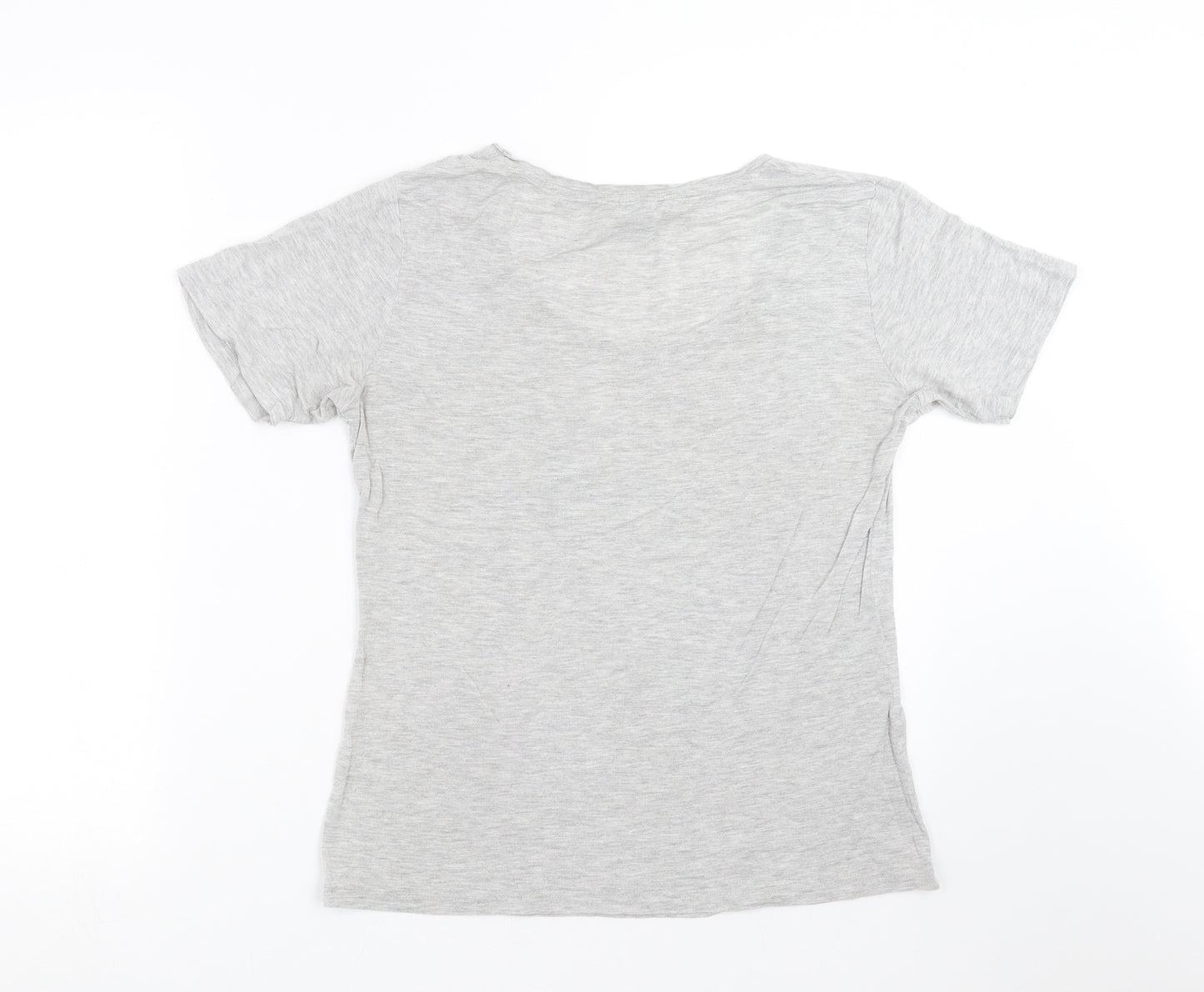 New Look Womens Grey   Basic T-Shirt Size 10