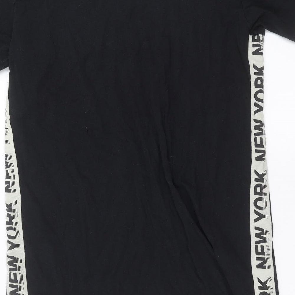 Divided by H&M Womens Black   T-Shirt Dress  Size 10  - new York