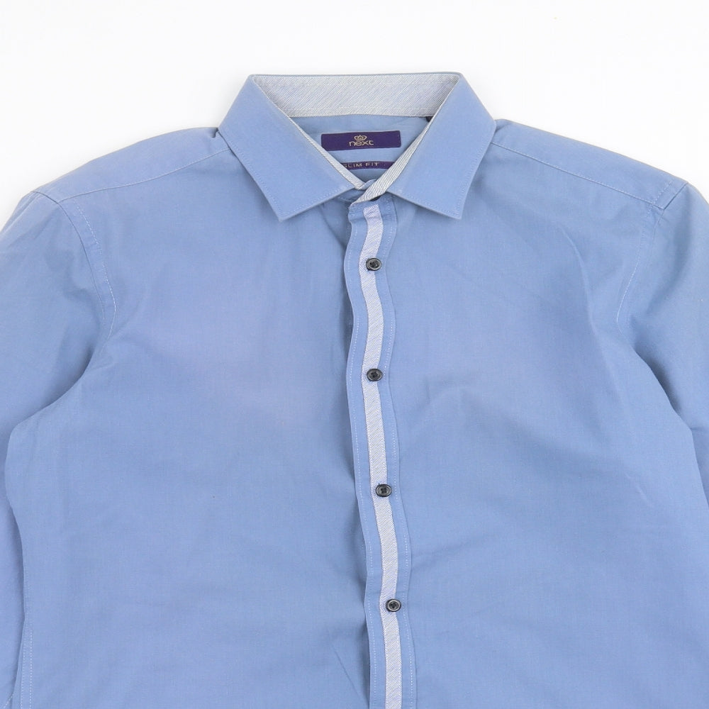 NEXT Mens Blue    Dress Shirt Size 15.5