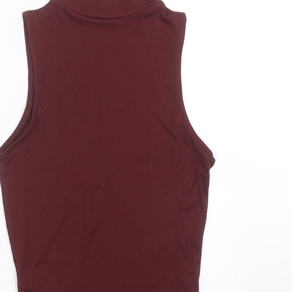 New Look Girls Purple   Basic T-Shirt Size 14-15 Years  - burgundy