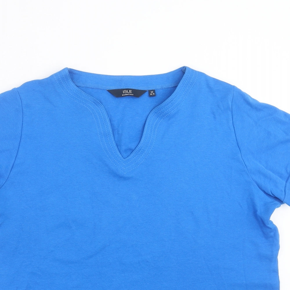 ISLE Essentials Womens Blue   Basic T-Shirt Size M