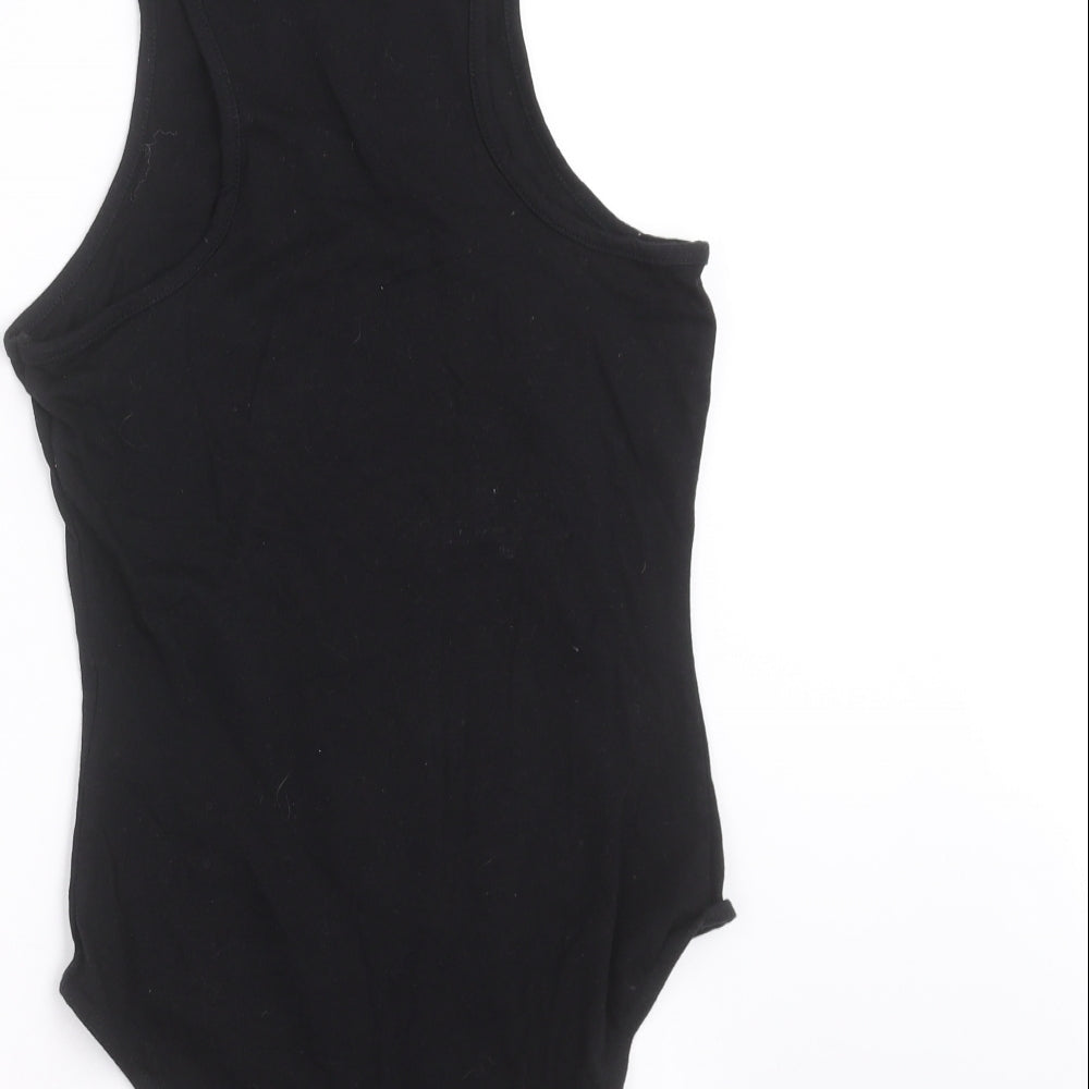 Preworn Womens Black   Bodysuit One-Piece Size 8
