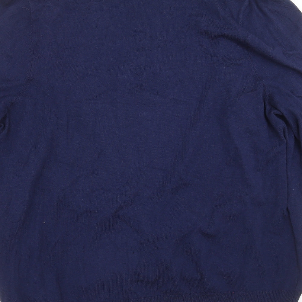 George Womens Blue  Knit Pullover Jumper Size 16  - jumper with blouse