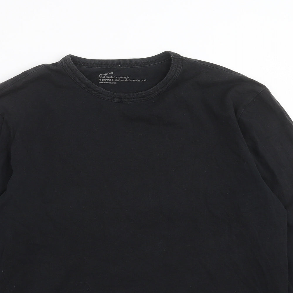 Gap Mens Black    T-Shirt Size L