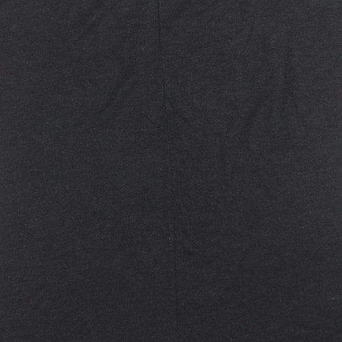 Papaya Womens Grey   Basic T-Shirt Size L  - always be happy