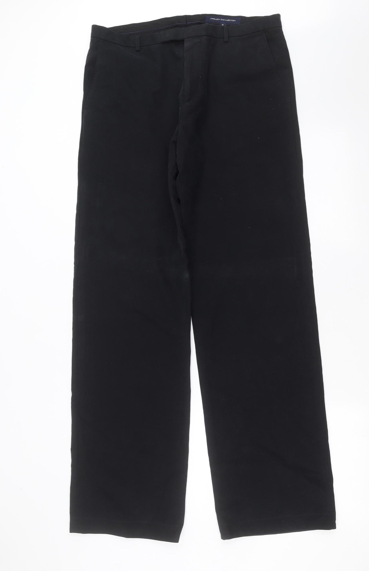 French Connection Mens Black   Trousers  Size 34 in L33 in
