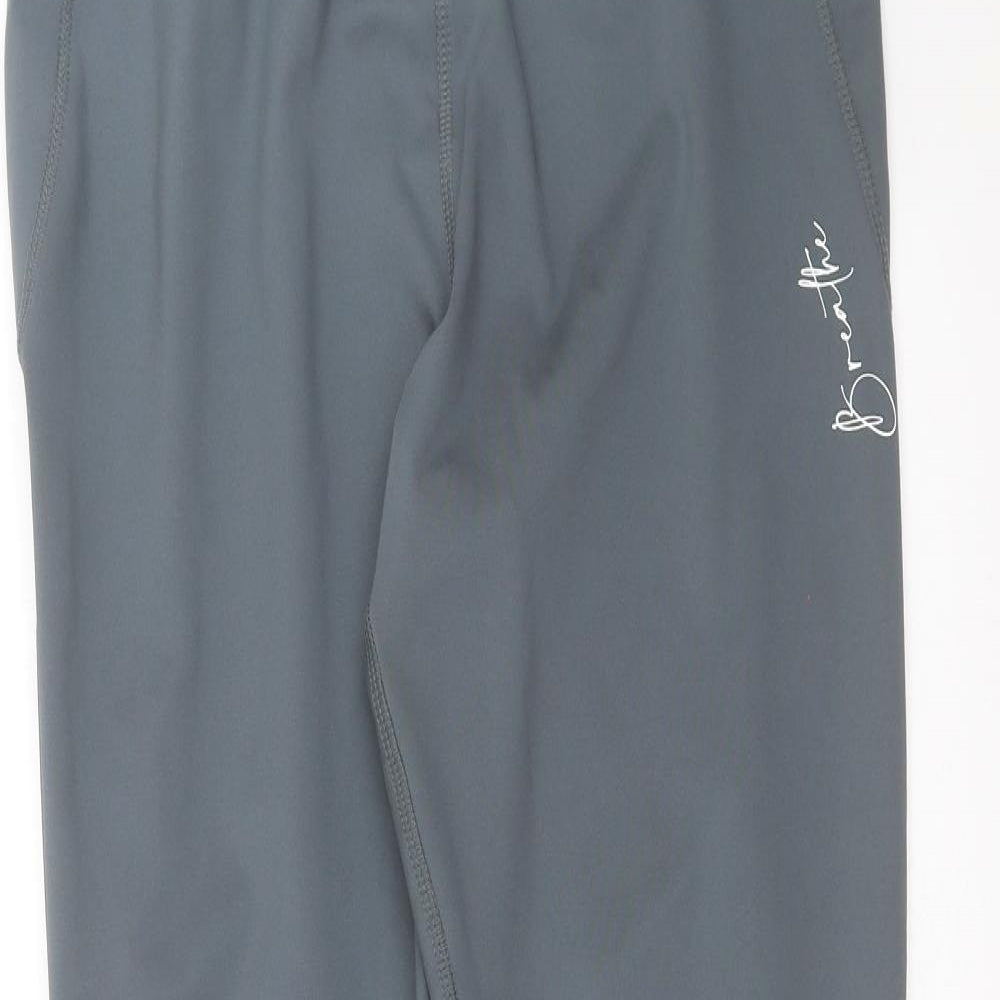 Primark Womens Grey   Compression Leggings Size L L29 in