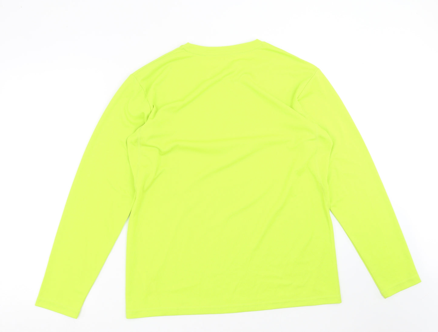 SPIRO Mens Yellow   Basic T-Shirt Size M